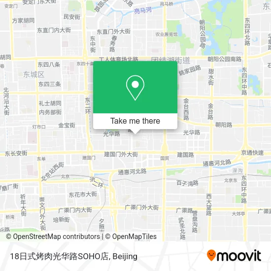18日式烤肉光华路SOHO店 map