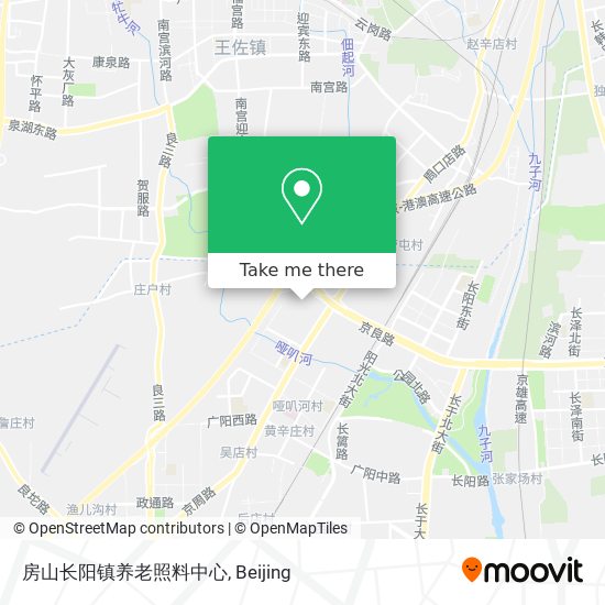 房山长阳镇养老照料中心 map