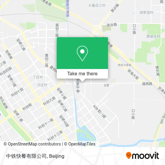 中铁快餐有限公司 map