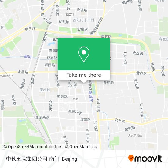 中铁五院集团公司-南门 map