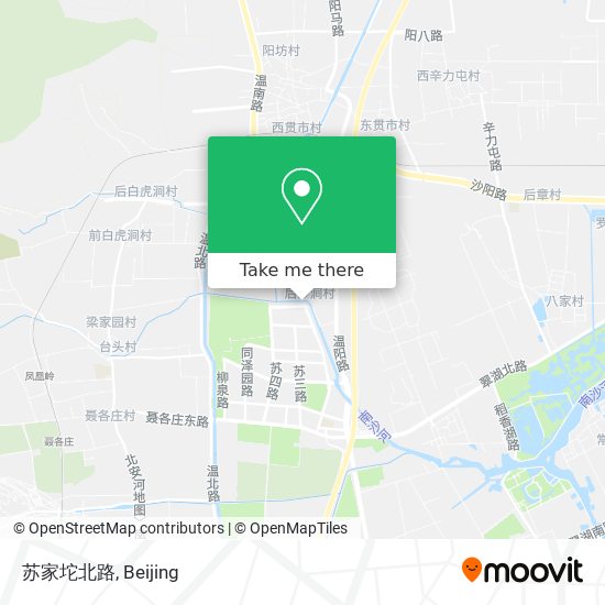 苏家坨北路 map