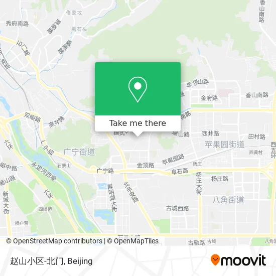赵山小区-北门 map
