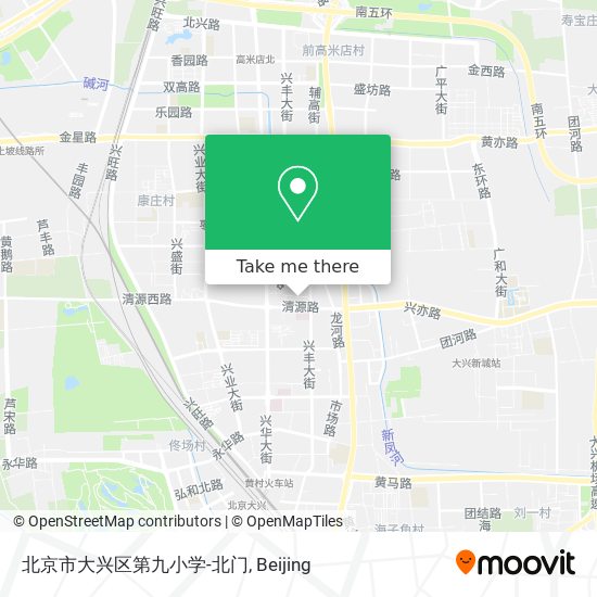 北京市大兴区第九小学-北门 map