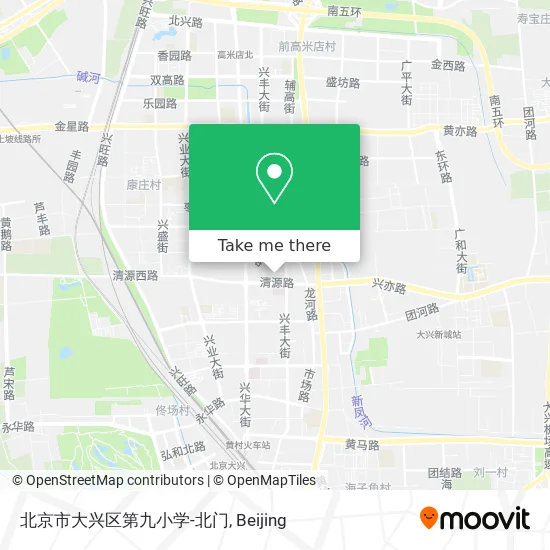 北京市大兴区第九小学-北门 map