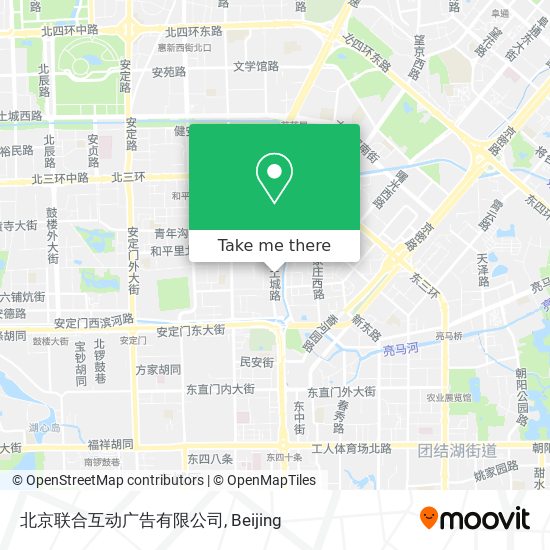 北京联合互动广告有限公司 map