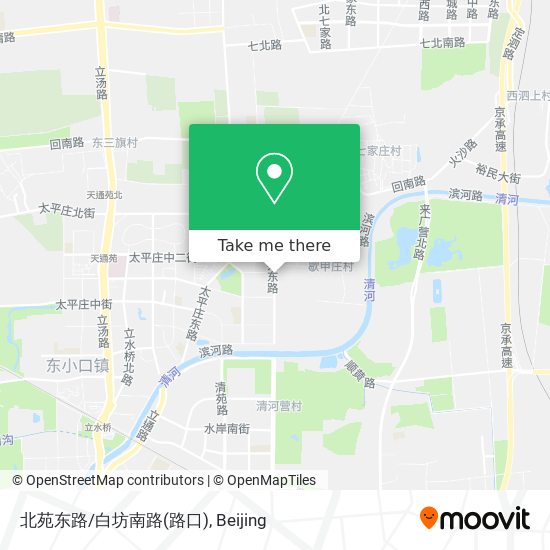 北苑东路/白坊南路(路口) map