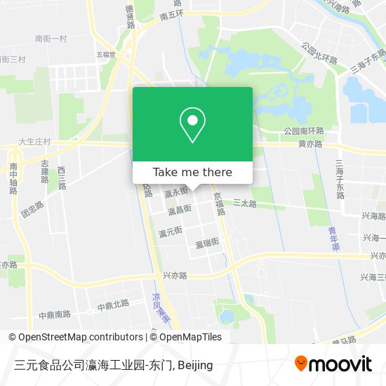 三元食品公司瀛海工业园-东门 map