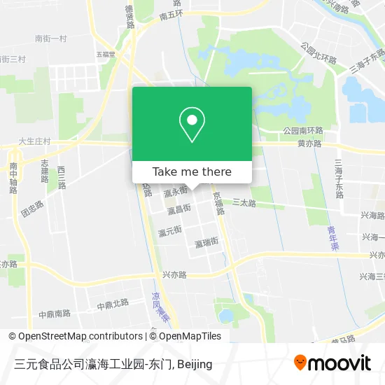 三元食品公司瀛海工业园-东门 map