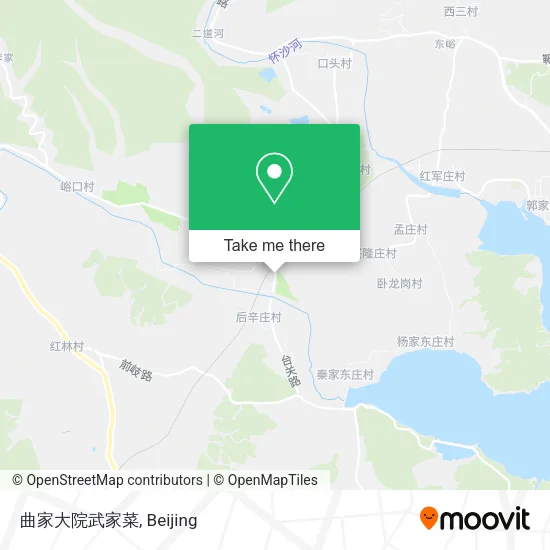 曲家大院武家菜 map