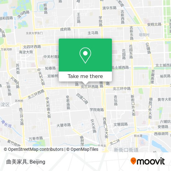 曲美家具 map