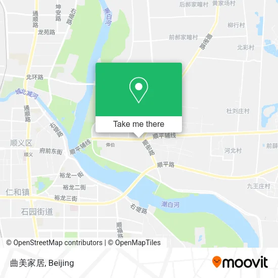 曲美家居 map