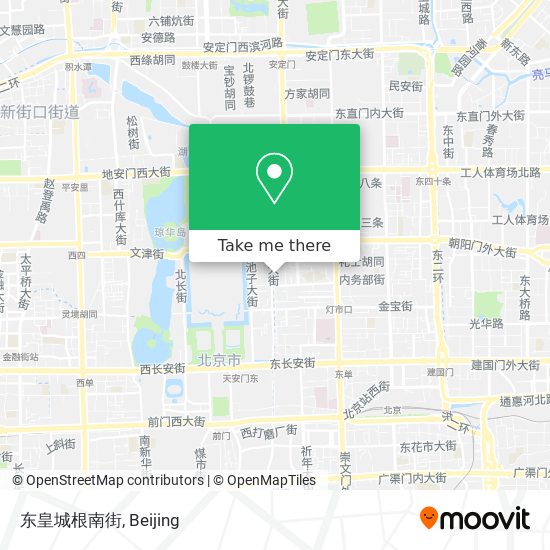 东皇城根南街 map