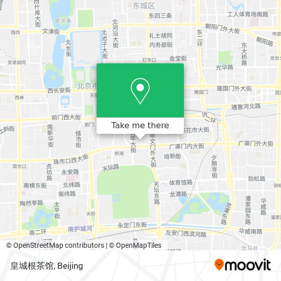 皇城根茶馆 map