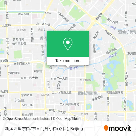 新源西里东街/东直门外小街(路口) map