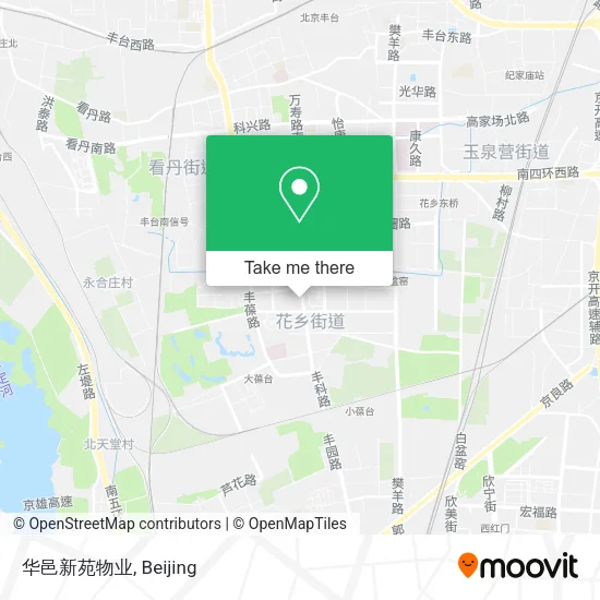 华邑新苑物业 map