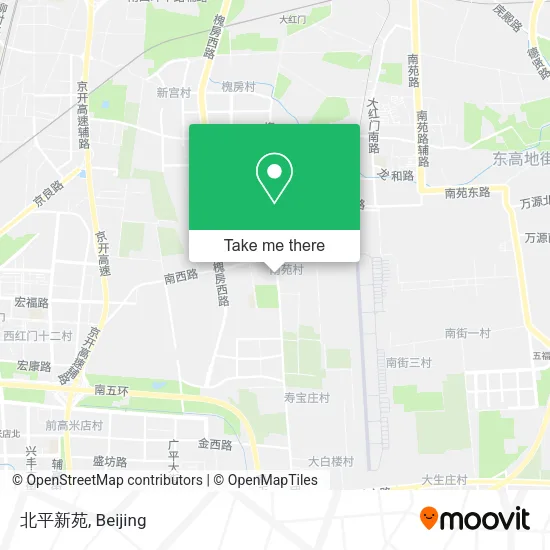北平新苑 map