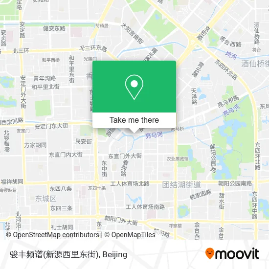 骏丰频谱(新源西里东街) map