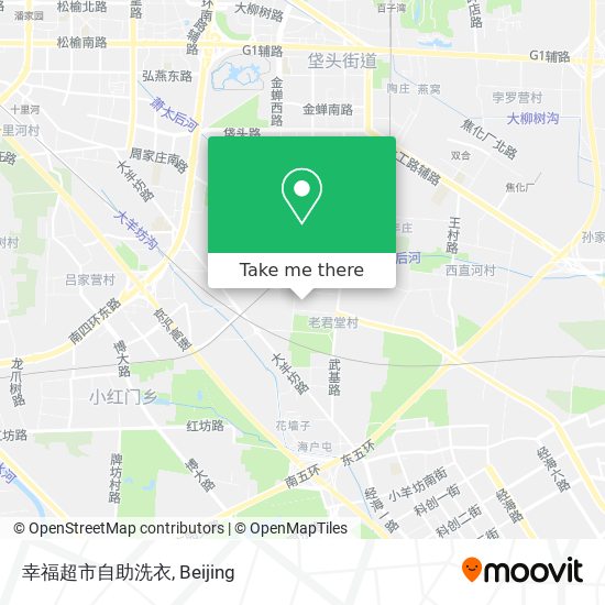 幸福超市自助洗衣 map