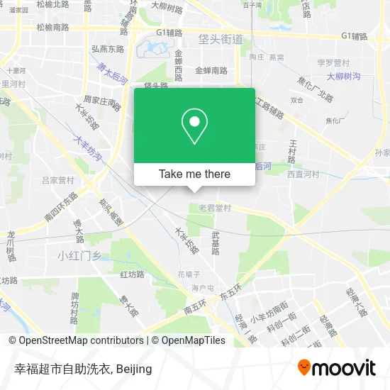 幸福超市自助洗衣 map
