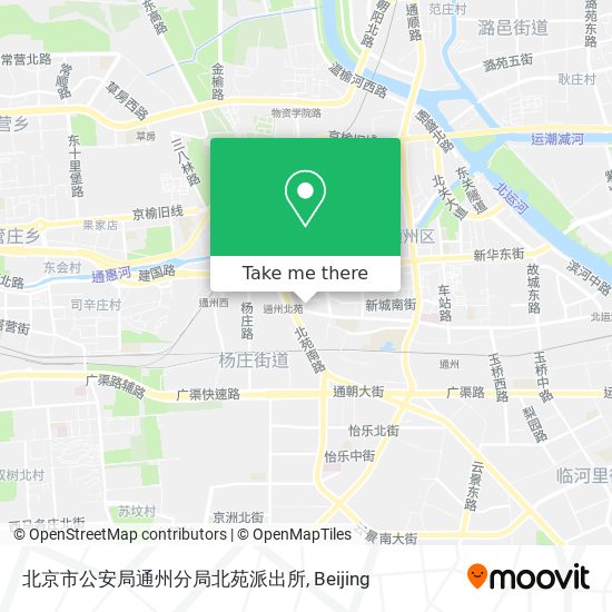北京市公安局通州分局北苑派出所 map