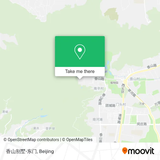 香山别墅-东门 map
