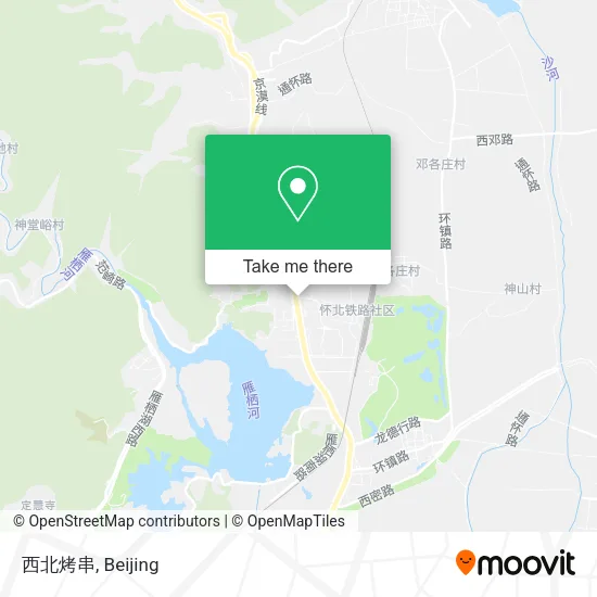 西北烤串 map