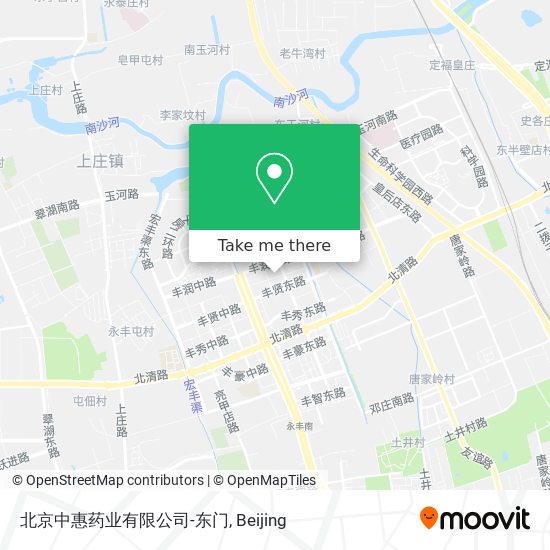北京中惠药业有限公司-东门 map