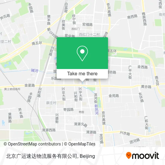 北京广运速达物流服务有限公司 map