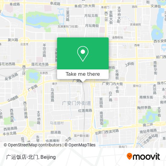 广运饭店-北门 map