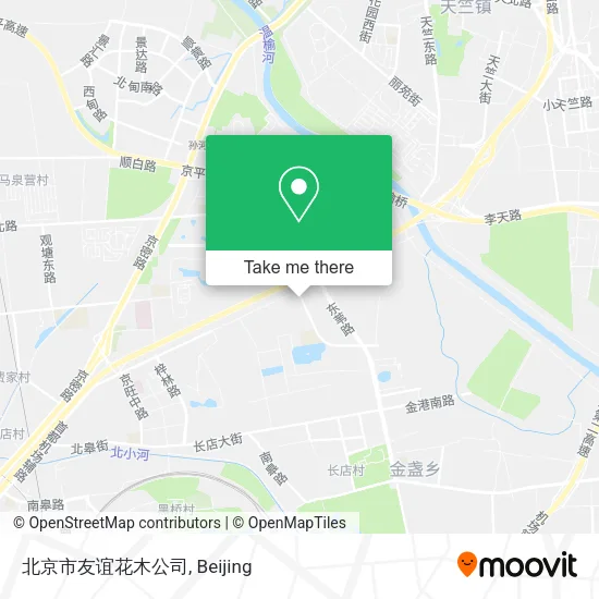 北京市友谊花木公司 map