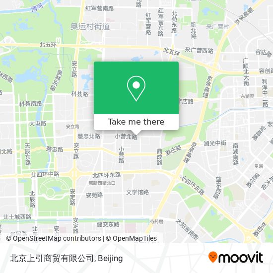 北京上引商贸有限公司 map