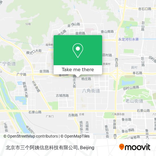 北京市三个阿姨信息科技有限公司 map