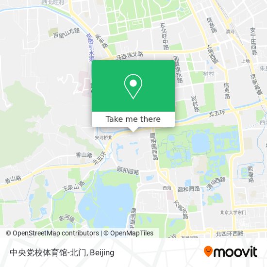 中央党校体育馆-北门 map