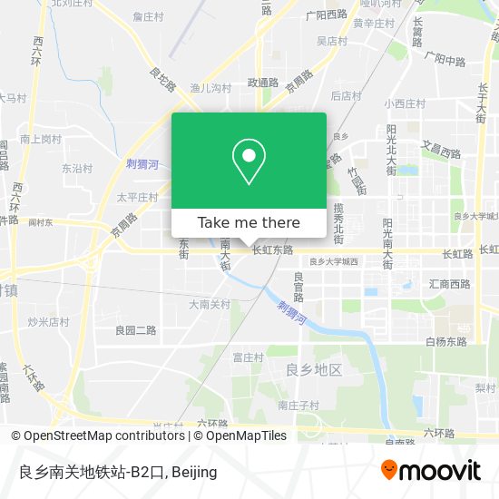 良乡南关地铁站-B2口 map