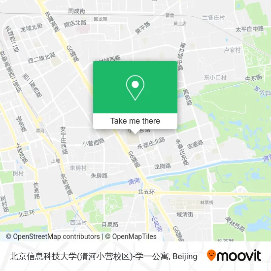 北京信息科技大学(清河小营校区)-学一公寓 map