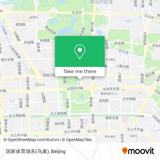 国家体育场东(鸟巢) map