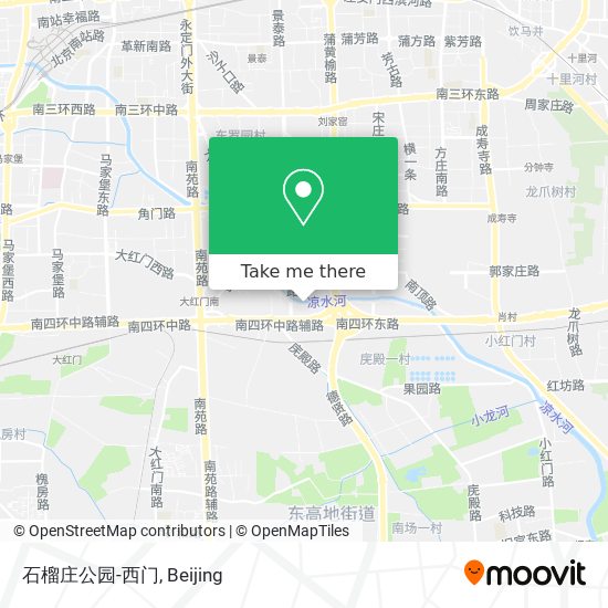 石榴庄公园-西门 map