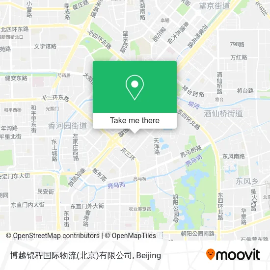 博越锦程国际物流(北京)有限公司 map