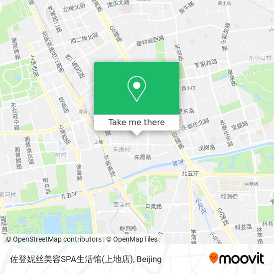 佐登妮丝美容SPA生活馆(上地店) map