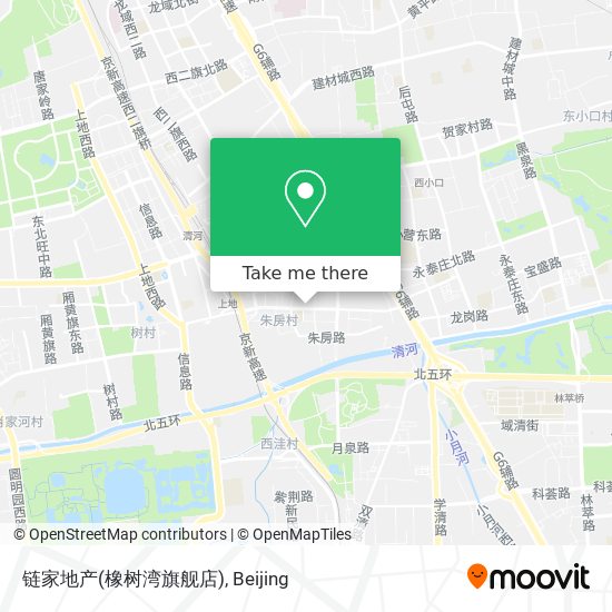 链家地产(橡树湾旗舰店) map