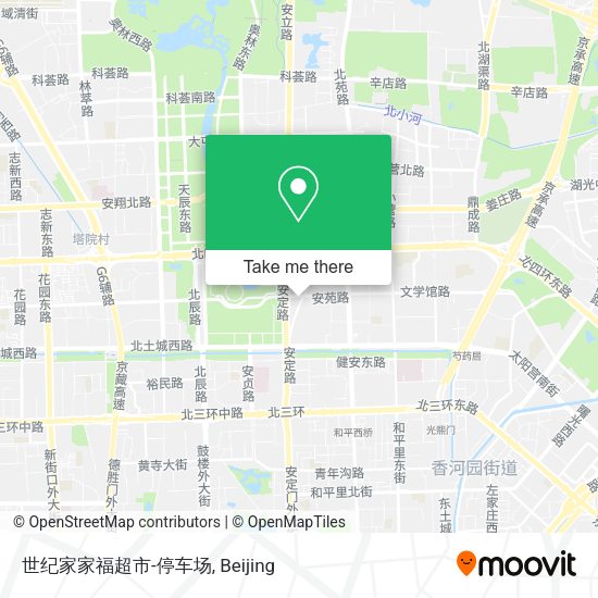 世纪家家福超市-停车场 map