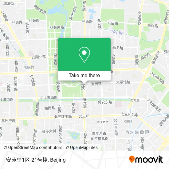 安苑里1区-21号楼 map