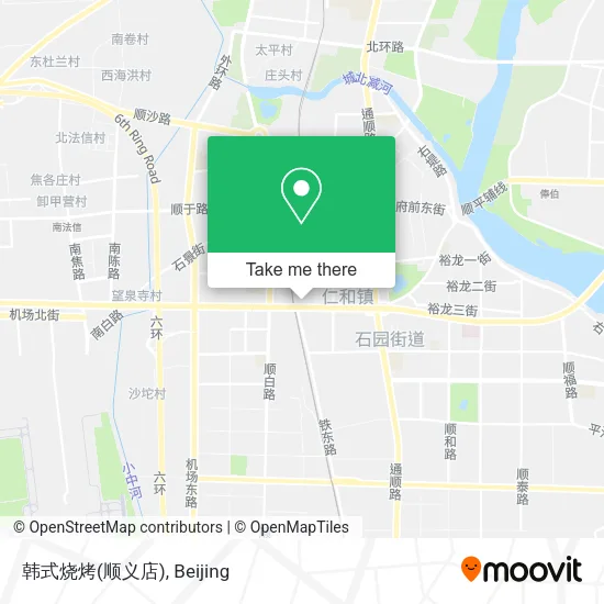 韩式烧烤(顺义店) map