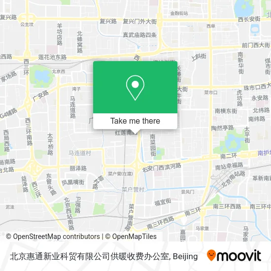 北京惠通新业科贸有限公司供暖收费办公室 map