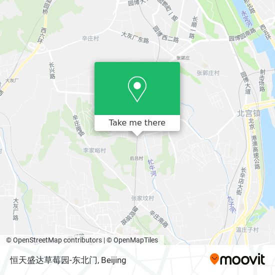 恒天盛达草莓园-东北门 map