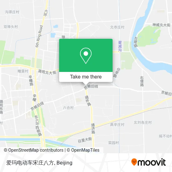 爱玛电动车宋庄八方 map