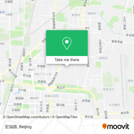 宏福路 map