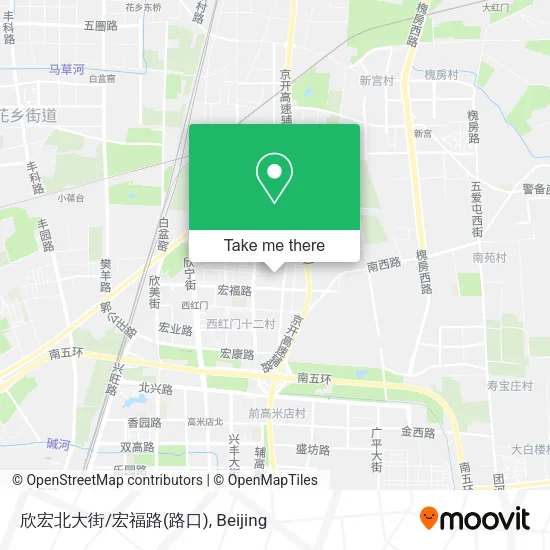 欣宏北大街/宏福路(路口) map