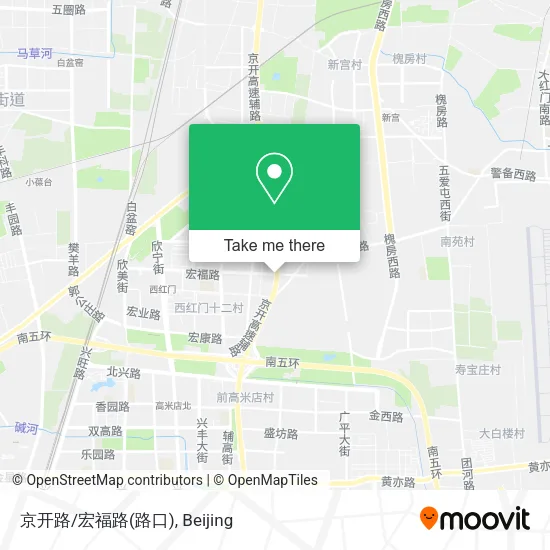 京开路/宏福路(路口) map