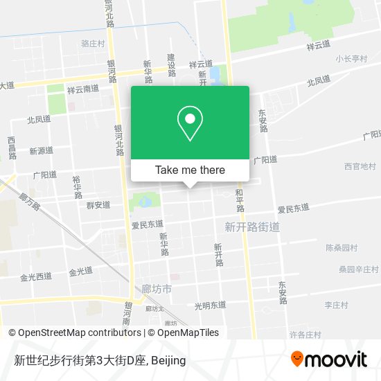 新世纪步行街第3大街D座 map